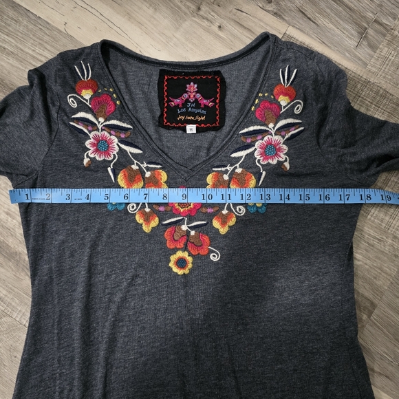 Johnny Was Embroidered Floral Dress - Picture 9 of 11